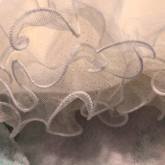 American Princess fancy mint blue dress with white tulle sparkly … - Picture 4 of 4